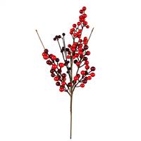 18" Red Berry Pick Outdoor 3/Pk