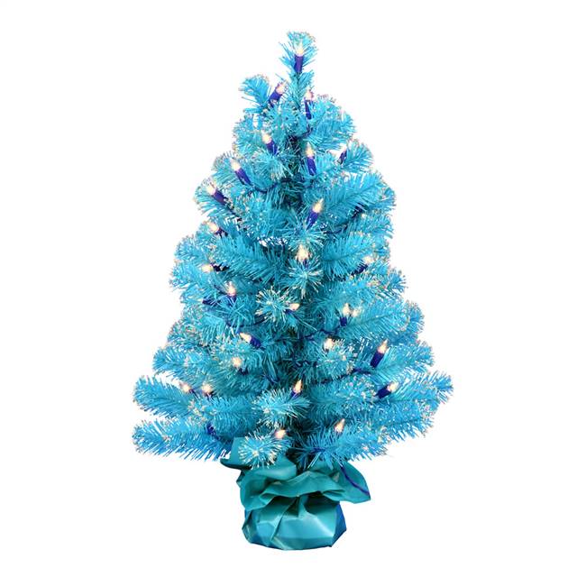 2' x 16" Sky Blue Tinsel Dura-Lit 50CL