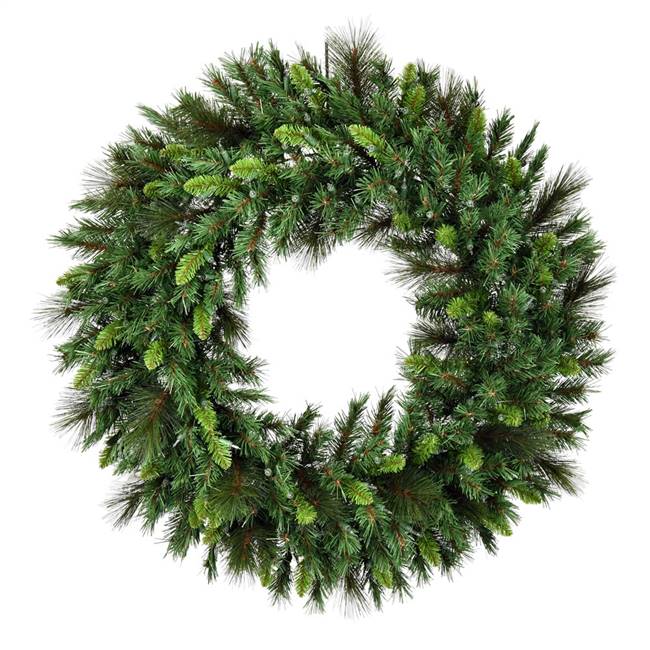 36" Bangor Mix Pine Wreath Dura-Lt 150CL