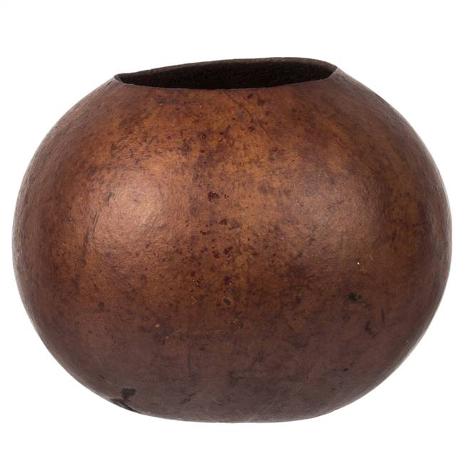 6-7" x 6-8" Brown Bacacuia Gourd