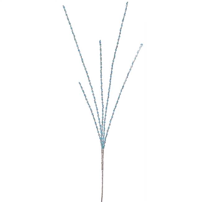 28" Teal Sequin Spray