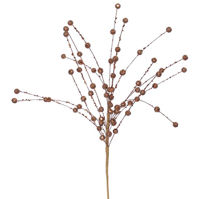 18'' Chocolate Glit Sequin Berrry Spray