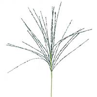 22'' Emerald Glitter Sequin Grass Spray