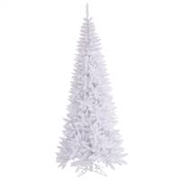 7.5'x40" White Slim Fir Tree 1238T