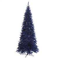 9'x46" Navy Blue Slim Fir Tree 1798T