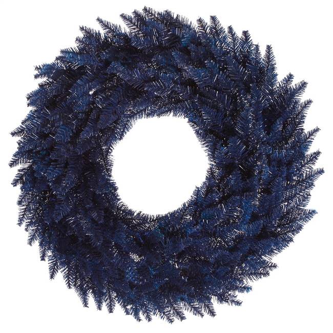 36" Navy Blue Fir Wreath 320T