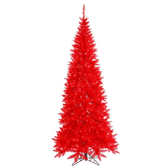 4.5'x24" Red Slim Fir DL LED 200Rd 400T