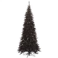 7.5'x40" Black Slim Fir Tree 1238T