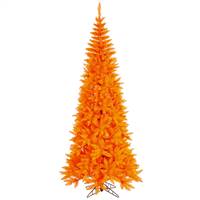 9'x46" Orange Slim Fir Tree 1798T