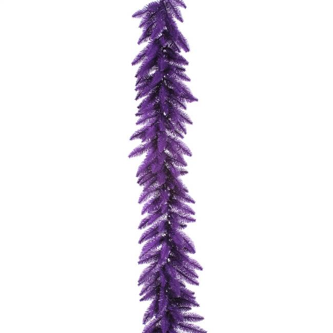 9'x14" Purple Fir Garland 250T