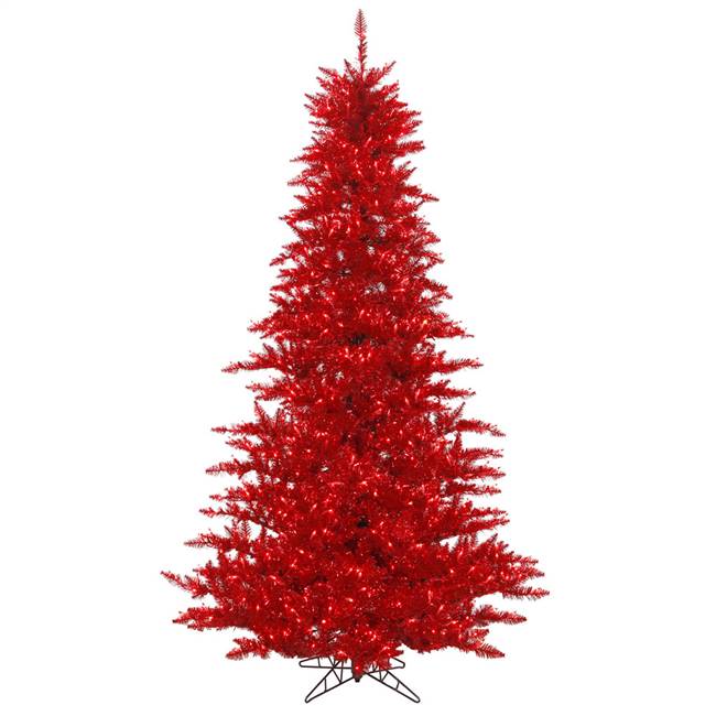 4.5'x34" Tinsel Red DL LED 250Red