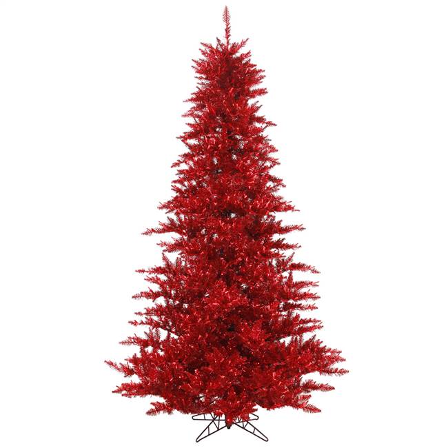 10'x68" Tinsel Red Fir Tree 2980T