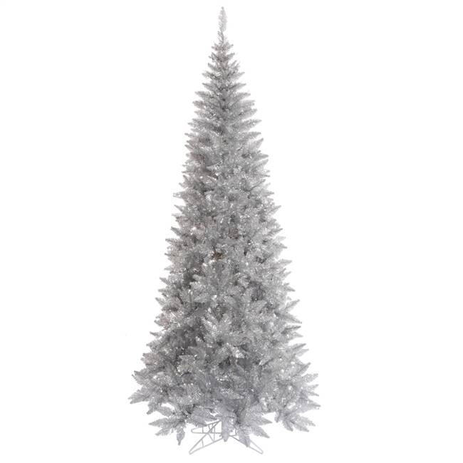 5.5'x30" Tinsel Silver Slim Fir 722T