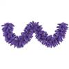 9'x14" Flocked Purple Fir Garland 210T