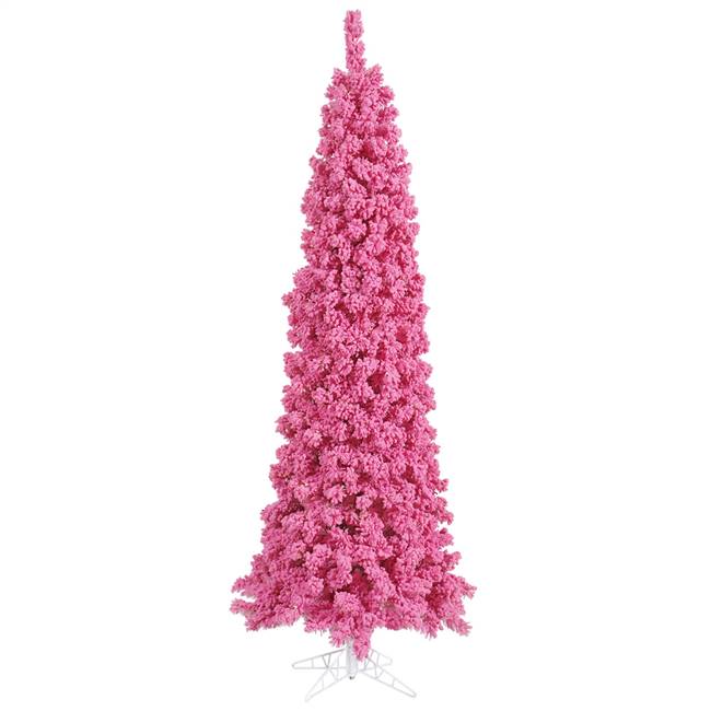 4.5'x19" Flocked Pink Pencil Fir 231T