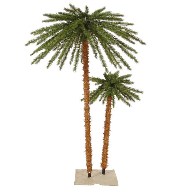 4' + 6' Outdoor Palm Tree DuraLit 400CL