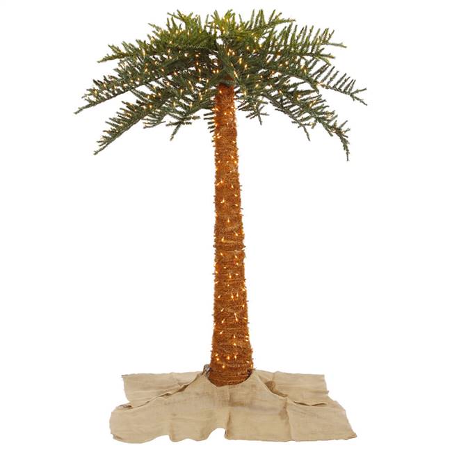 6' Outdoor Royal Palm Tree DuraLit 500CL