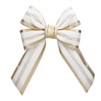 18" Champagne Bow Outdoor