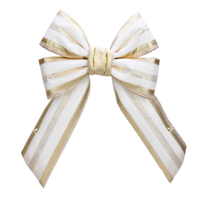 18" Champagne Bow Outdoor