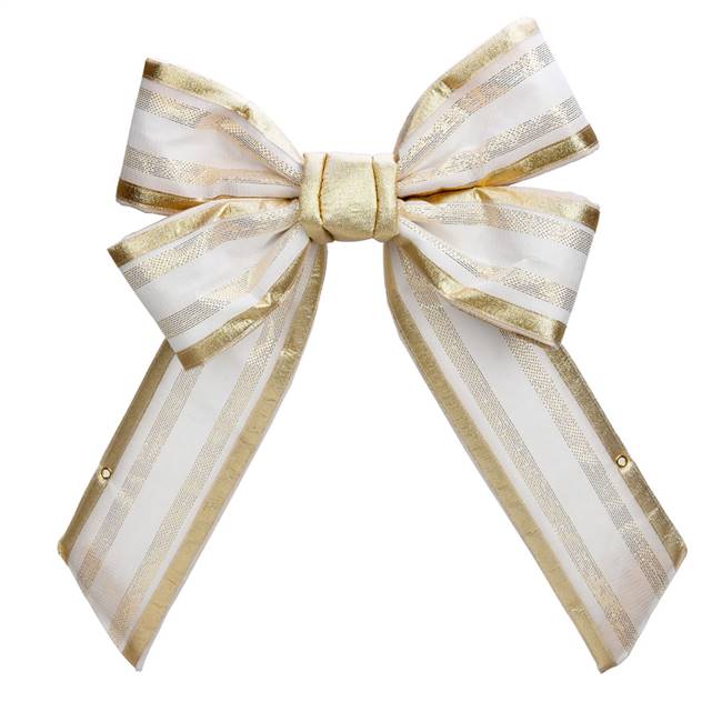 24" Champagne Bow Outdoor