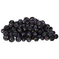 20-25-30MM Black Glitt Ball 72/Bag