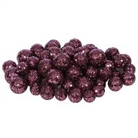 20-25-30MM Mauve Glitt Ball 72/Bag