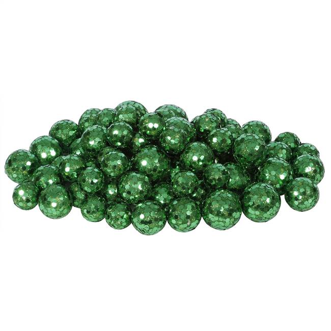 20-25-30MM Emerald Glitt Ball 72/Bag