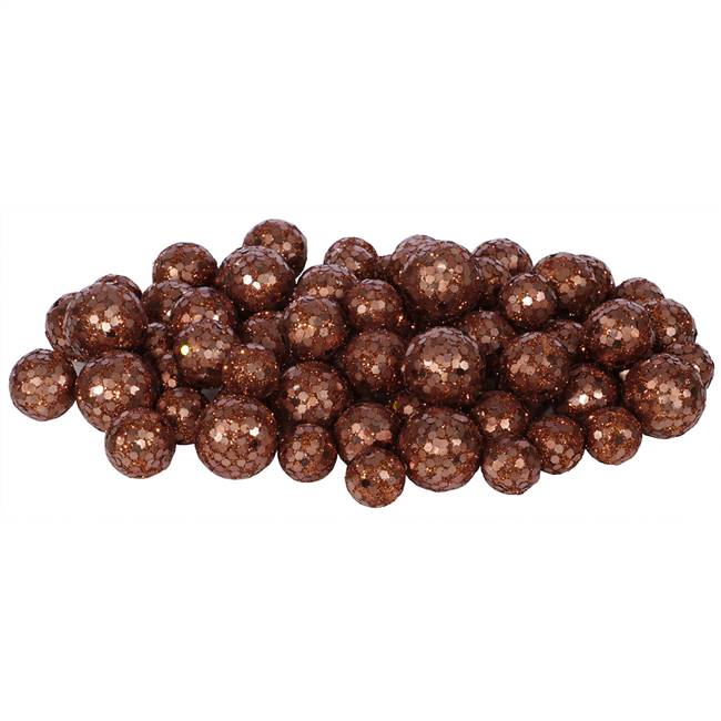20-25-30MM Copper Glitt Ball 72/Bag