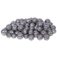 20-25-30MM Pewter Glitt Ball 72/Bag