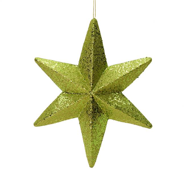 20" Lime Glitter Bethlehem Star Outdoor