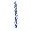 6' Blue Glitter Berry Garland Outdoor