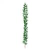 6' Green Glitter Berry Garland Outdoor