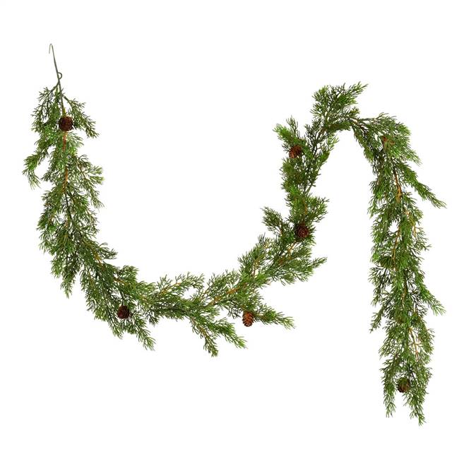 62" Green Cypress Garland