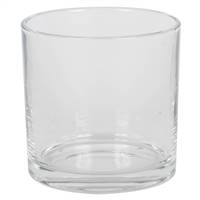 6" Clear Round Glass Container