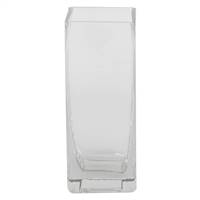 6" Clear Square Glass Container
