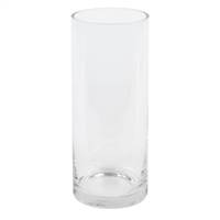 10" Clear Cylinder Glass Container Set/2