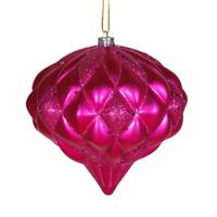 5.7" Cerise Matte-Glitter Diamond