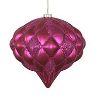 5.7" Fuchsia Matt-Glitter Diamond