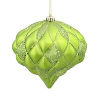 5.7'' Lime Matte-Glitter Diamond