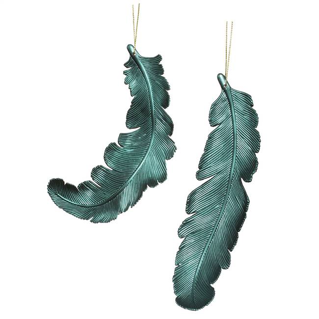 6" Emerald Matte Feather 6/Box