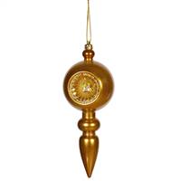 8" Antiq Gold Matte-Glit Old Fash Finial