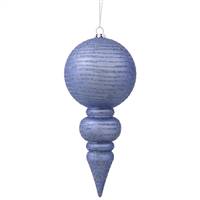 7'' Periwinkle Matte-Glitter Finial