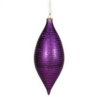 7" Purple Matte-Glitter Drop