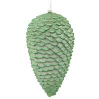 10'' Celadon Green Matte-Glit Pinecone