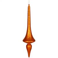 12" Burnish Org Matte-Glitt Finial Drop