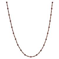 9' Burgundy Shiny Faceted Ball Garland