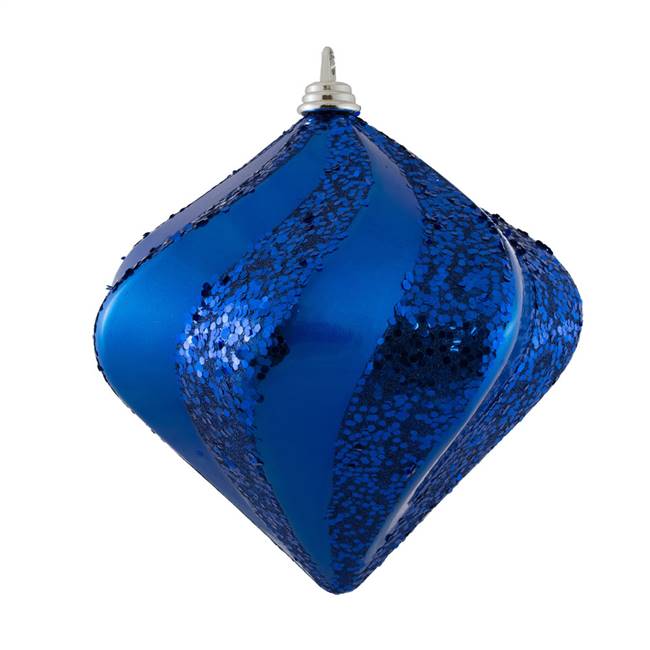 6'' Blue Candy Glitter Swirl Diamond