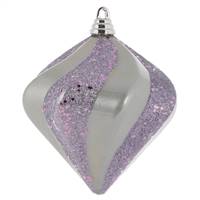 6" Lilac Candy Glit Swirl Diamond