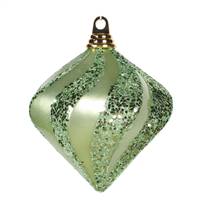 6'' Celadon Candy Glit Swirl Diamond