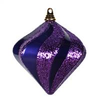 8'' Purple Candy Glitter Swirl Diamond